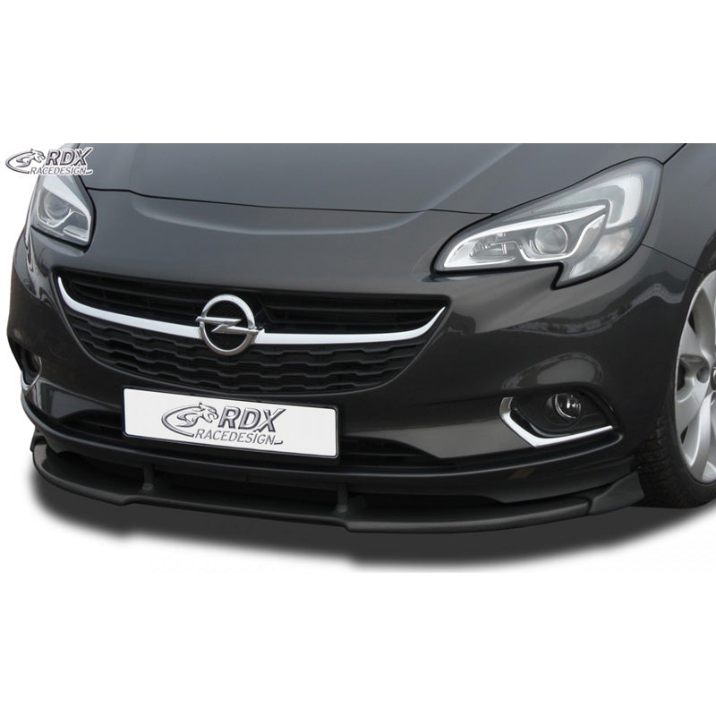 RDX Racedesign, Front spoiler Vario-X, Fits Opel Corsa E (2014-), Unfinished PU