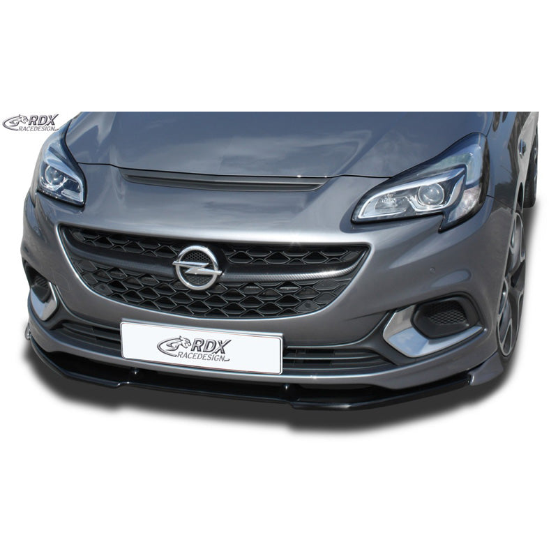 RDX Racedesign, Front spoiler Vario-X, Fits Opel Corsa E OPC 2015-, Unfinished PU