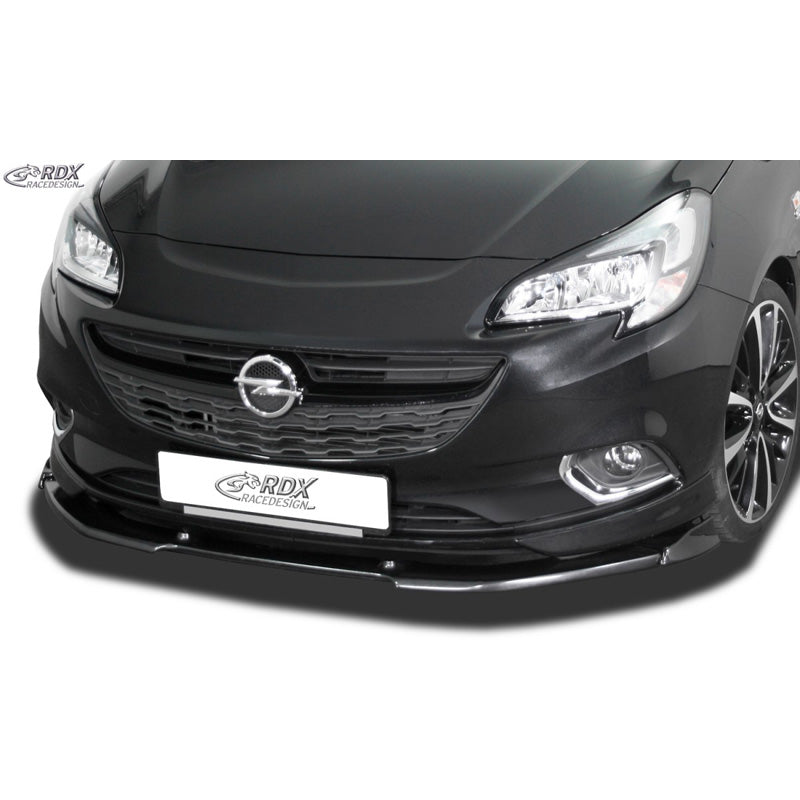 RDX Racedesign, Front spoiler Vario-X, Fits Opel Corsa E OPC-Line 2014-, Unfinished PU