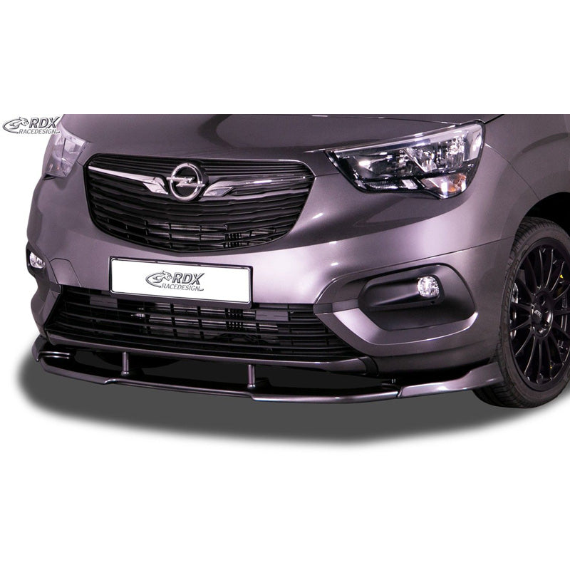 RDX Racedesign, Front spoiler Vario-X, Fits Opel Combo MPV 2018- (PU)
