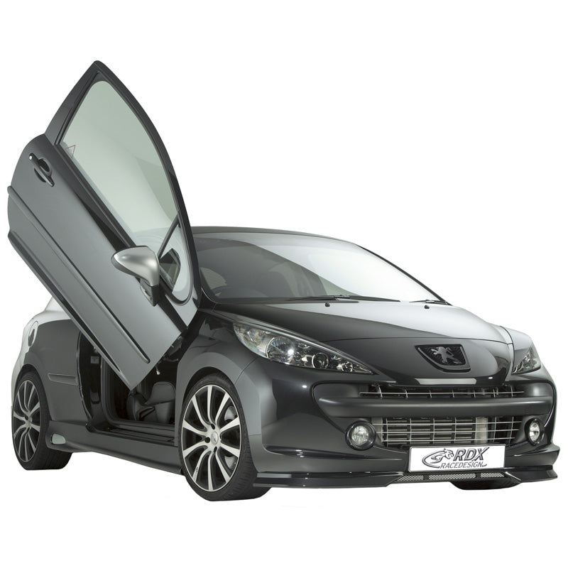 RDX Racedesign, spoiler avant, compatible avec Peugeot 207 2006-2009 (PU)