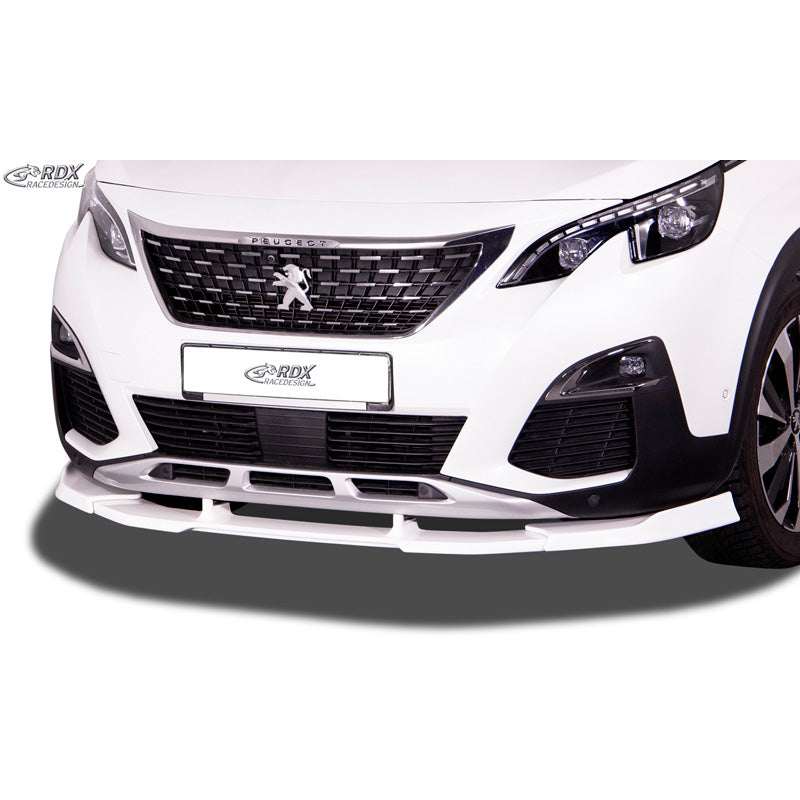 RDX Racedesign, Front spoiler Vario-X, Fits Peugeot 5008 II 2016-2020 (PU)