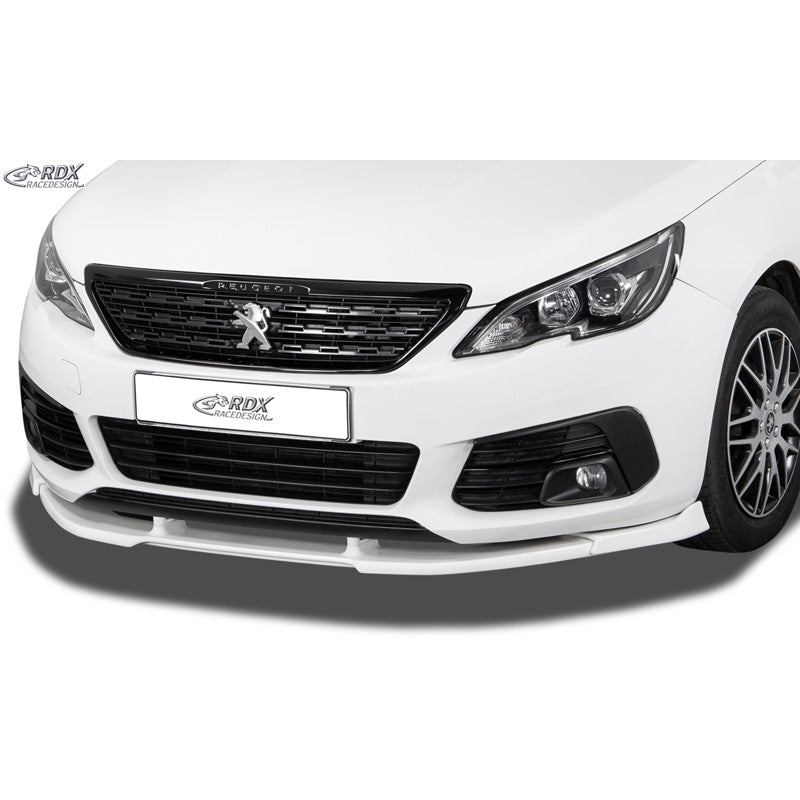 RDX, Front Spoiler Vario-X, Polyurethane (PU), fits Peugeot 308 II Facelift (2017-2021)