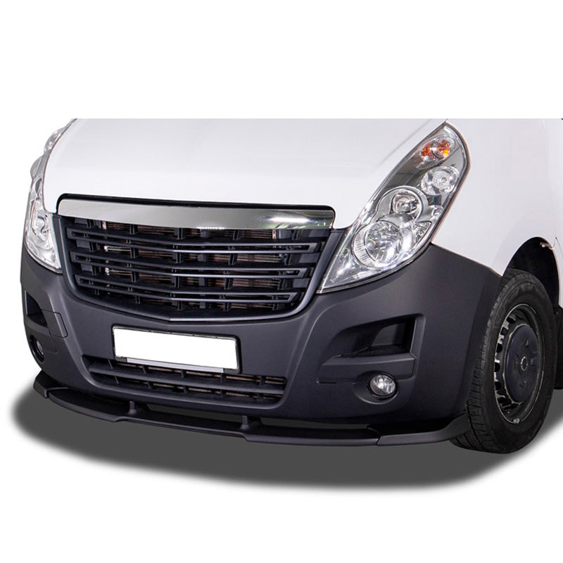 RDX Racedesign, Front spoiler Vario-X, Fits Renault Master / Opel Movano / Nissan NV400 2010-2021 (PU)