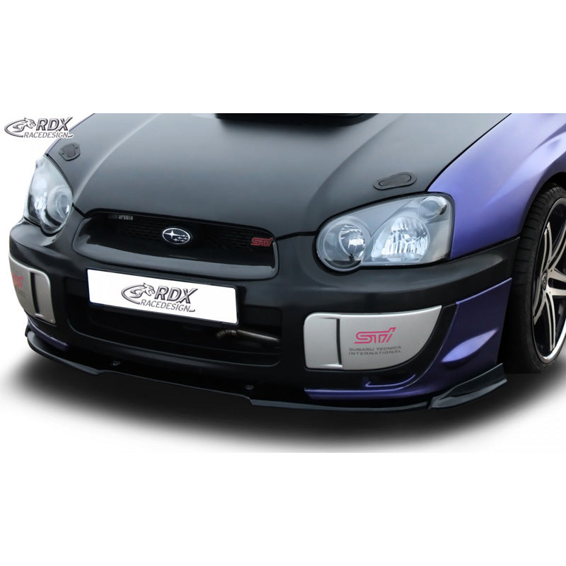 RDX Racedesign, voorspoiler Vario-X, past op Subaru Impreza 3 (GD) WRX STI 2003-2005 (PU)