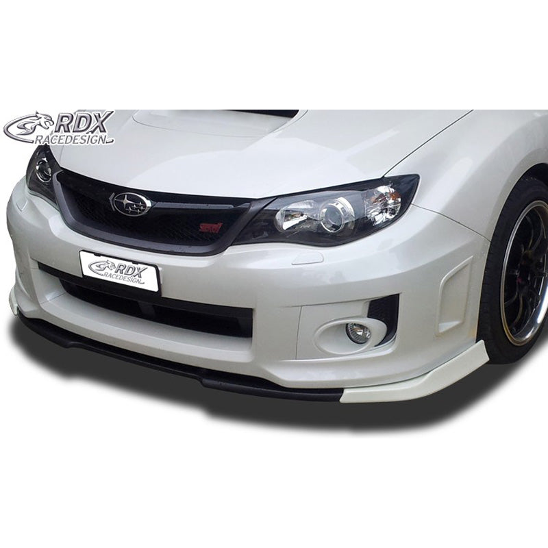 RDX Racedesign, Front spoiler Vario-X, Fits Subaru Impreza 3 (GR) WRX STI 2008-2010, Untreated PU