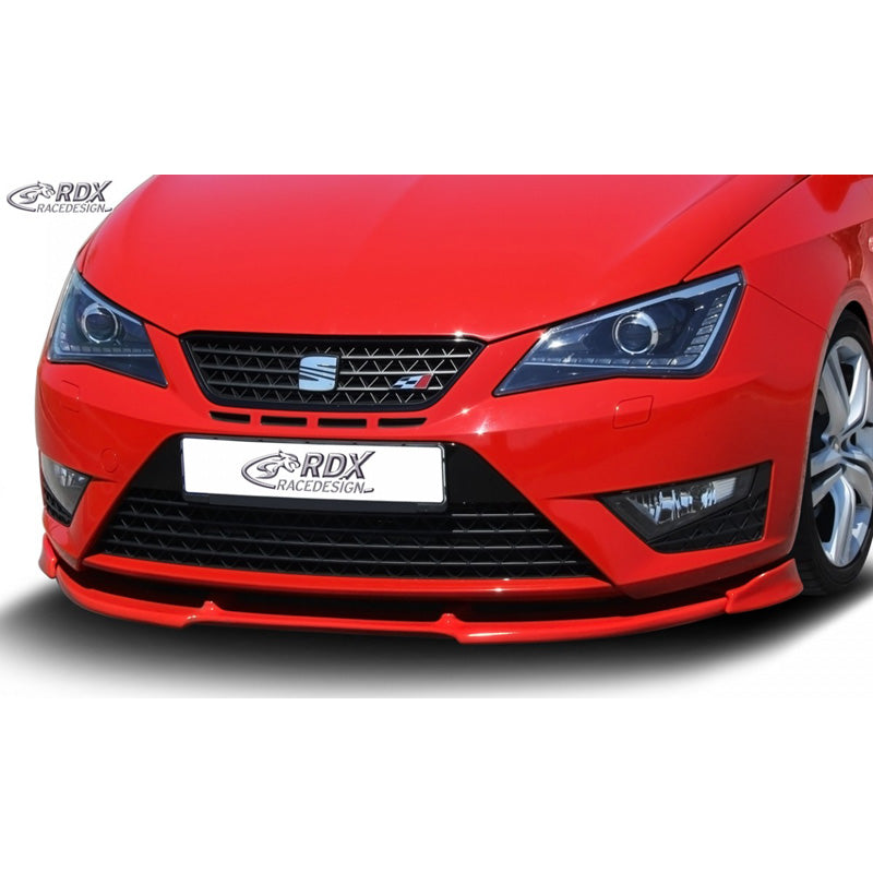 RDX Racedesign, Front spoiler Vario-X, Fits Seat Ibiza 6J Cupra Facelift (2012-2017), Untreated PU