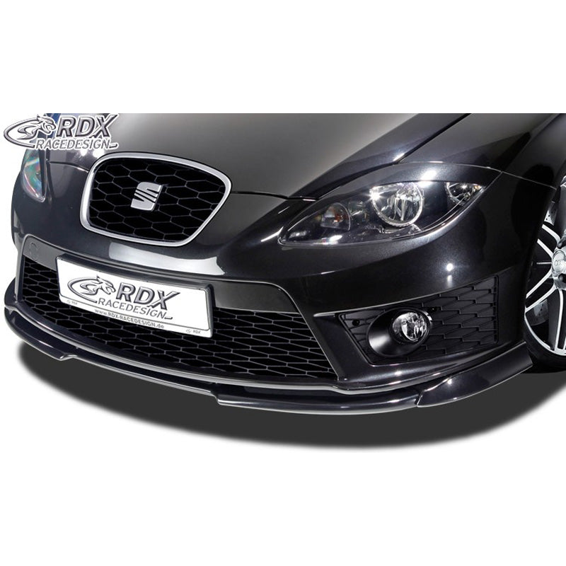 RDX Racedesign, Front spoiler Vario-X, fits Seat Leon 1P Facelift 2009-2012 FR & Cupra (PU)