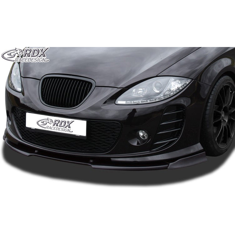 RDX Racedesign, voorspoiler Vario-X, past op Seat Leon 1P Facelift 2009-2012 met SE Body kit (PU)