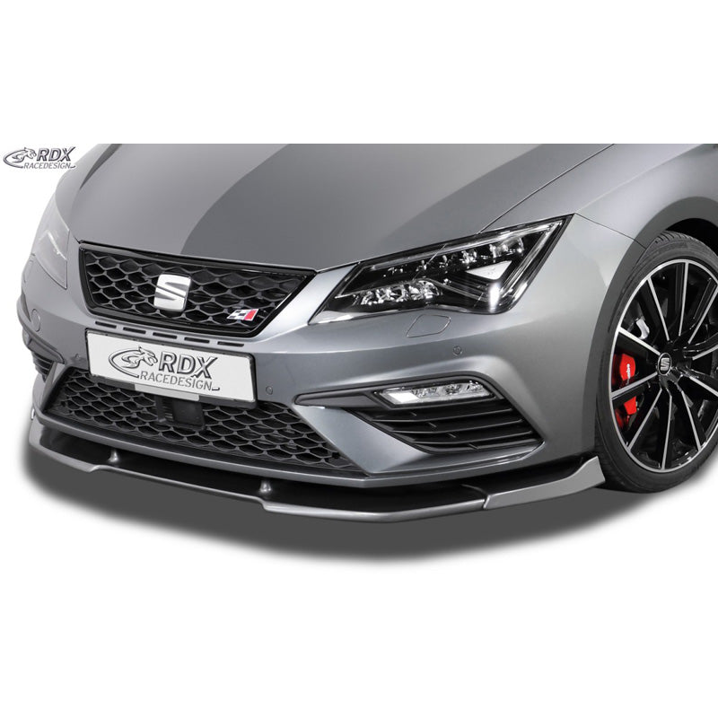 RDX Racedesign, Front spoiler Vario-X, Fits Seat Leon 5F FR/Cupra/Cupra 300 Facelift 2017-2020 incl. SC/ST (PU)