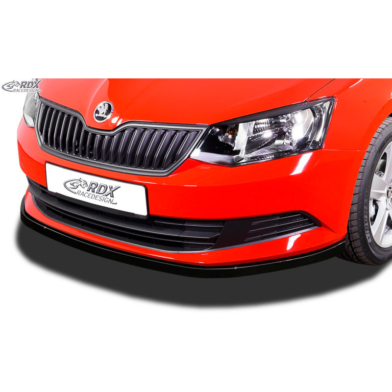 RDX Racedesign, Front spoiler, fits Skoda Fabia III (NJ) 2014-2018 (ABS glossy black)