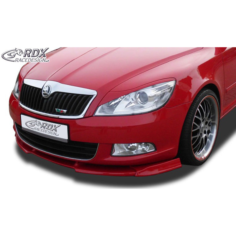 RDX Racedesign, Front spoiler Vario-X, Fits Skoda Octavia II Facelift 2009-2012 excl. RS (PU)