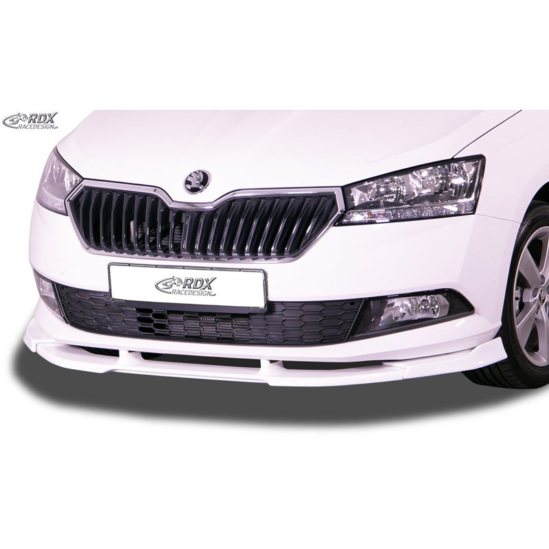 RDX Racedesign, frontspoiler Vario-X, past op Skoda Fabia III (NJ) Facelift 2018- (PU)