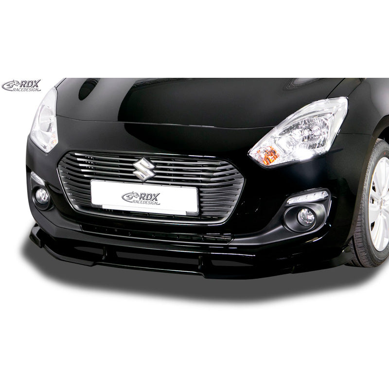 RDX Racedesign, Front spoiler Vario-X, convient à Suzuki Swift IV (RZ/AZ) 2017- excl. Sport (PU)
