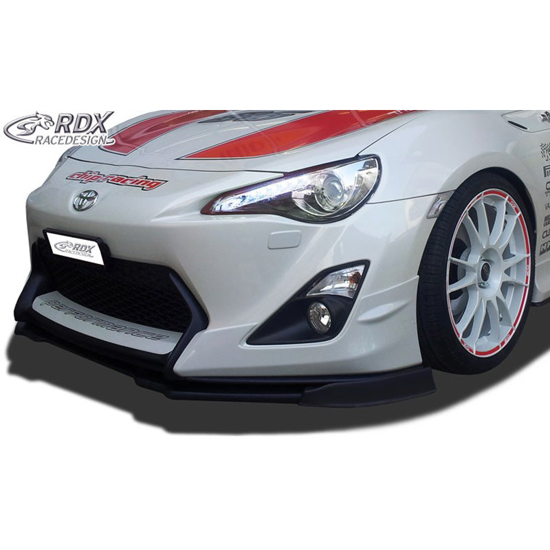 RDX Racedesign, Front spoiler Vario-X, Fits Toyota GT86 with Aero-Package (PU)