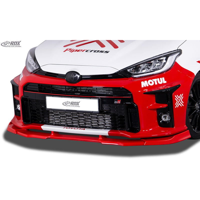 RDX Racedesign, Front spoiler Vario-X, convient à Toyota Yaris GR 2020- (PU)