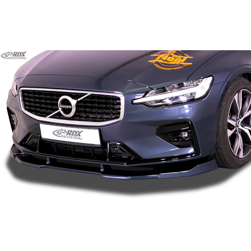 RDX Racedesign, Front spoiler Vario-X, fits Volvo S60 & V60 II R-Design 2018- (PU)