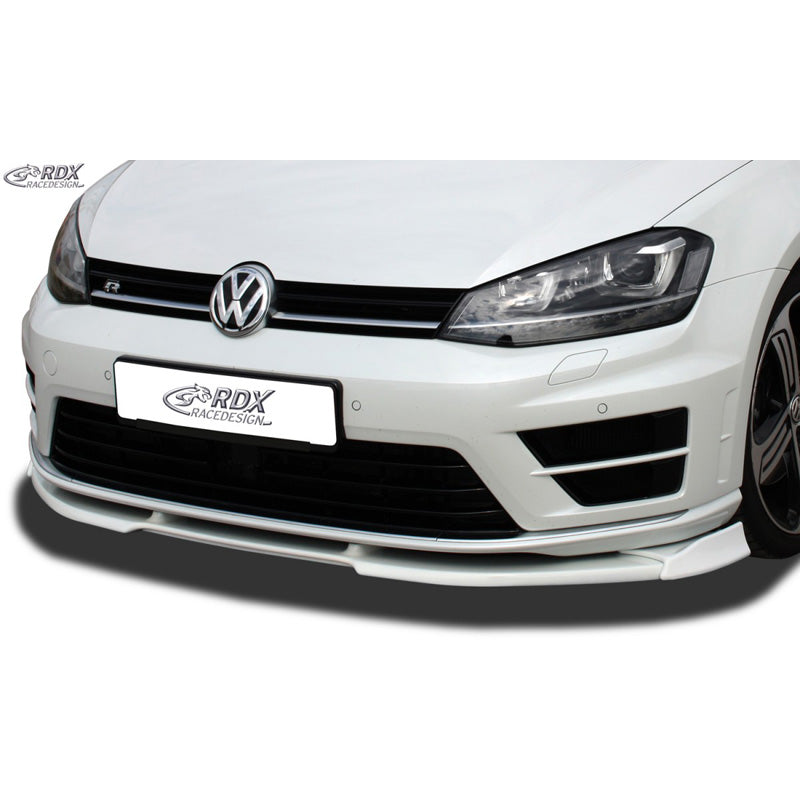 RDX Racedesign, Front spoiler Vario-X, Fits Volkswagen Golf VII R 2012-2017 (PU)