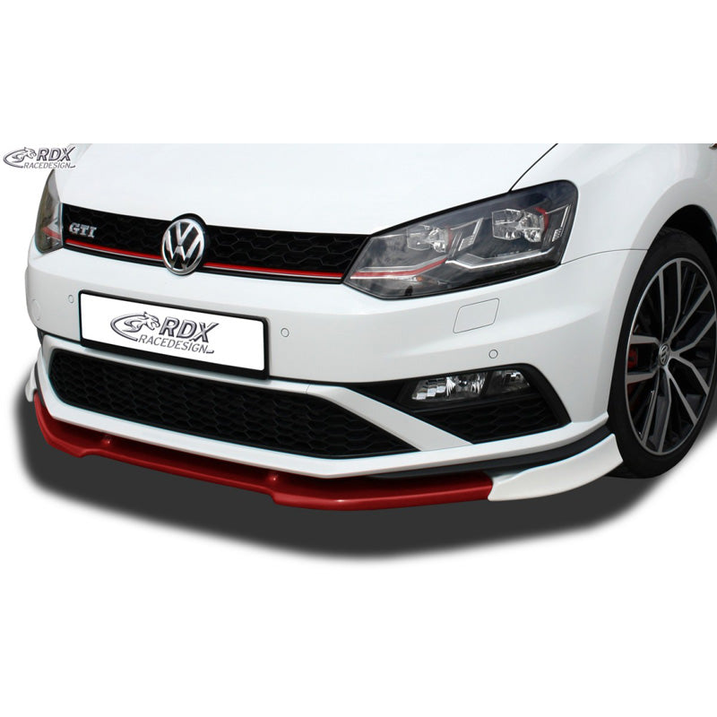 RDX Racedesign, Front spoiler Vario-X, Fits Volkswagen Polo 6C GTi 2014-2017 (PU)