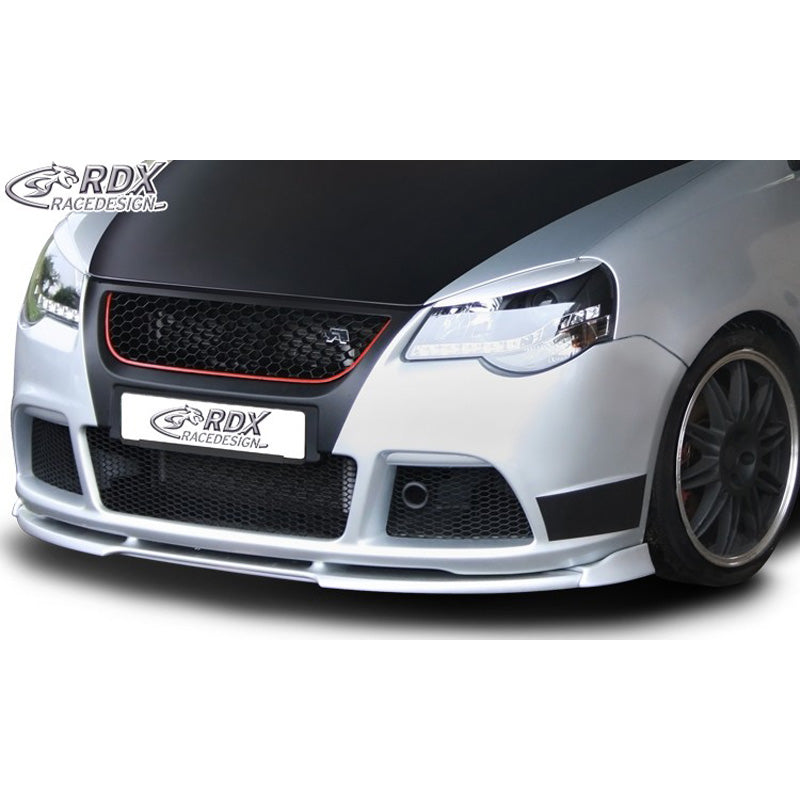 RDX Racedesign, Front spoiler Vario-X, Fits Volkswagen Polo 9N2 2005-2009 GTi Cup Edition (PU)
