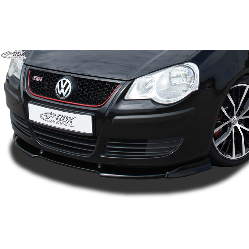 RDX Racedesign, Front spoiler Vario-X, fits Volkswagen Polo 9N2 2005-2009 incl. GTi (PU)
