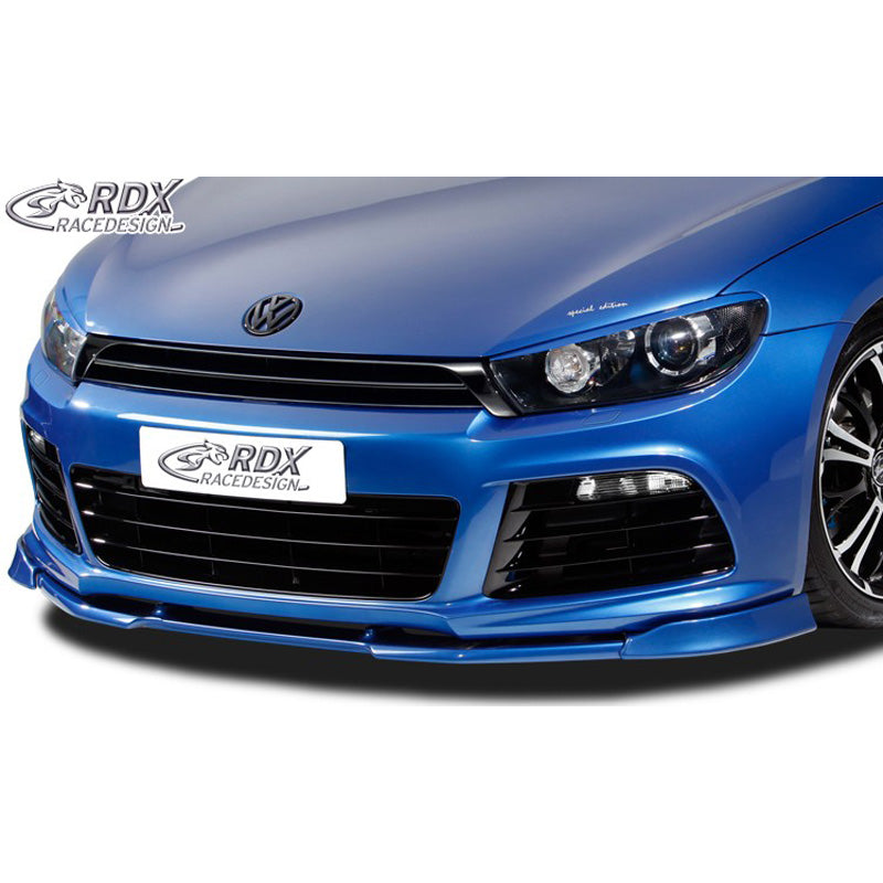 RDX Racedesign, Spoiler avant Vario-X, convient pour Volkswagen Scirocco III R 2009-2014, PU brut