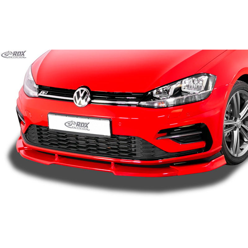 RDX Racedesign, Frontspoiler Vario-X, Past op Volkswagen Golf VII R-Line Facelift 2017-, Onbehandeld PU