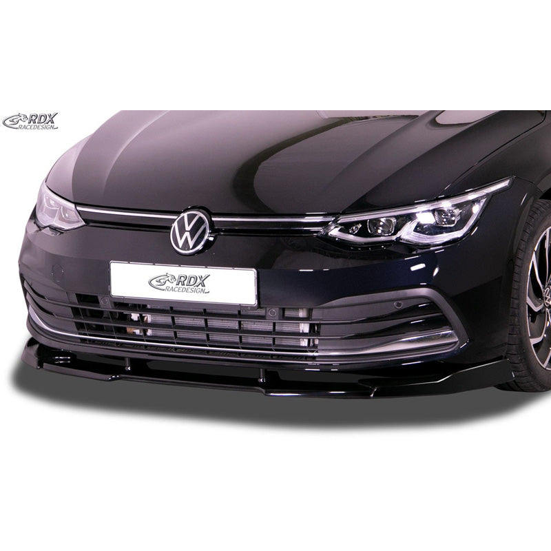 RDX Racedesign, Front spoiler Vario-X, past op Volkswagen Golf VIII HB/Variant 2020- excl. R/R-Line/GTi/GTD/GTE (PU)