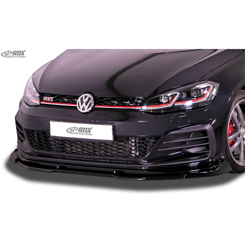 RDX Racedesign, Front spoiler Vario-X, past op Volkswagen Golf VII GTi TCR Facelift 2017-2019 (PU)