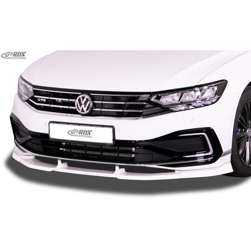 RDX Racedesign, spoiler avant Vario-X, compatible avec Volkswagen Passat (3G) Sedan/Variant FL 2019- GTE & R-Line (PU)