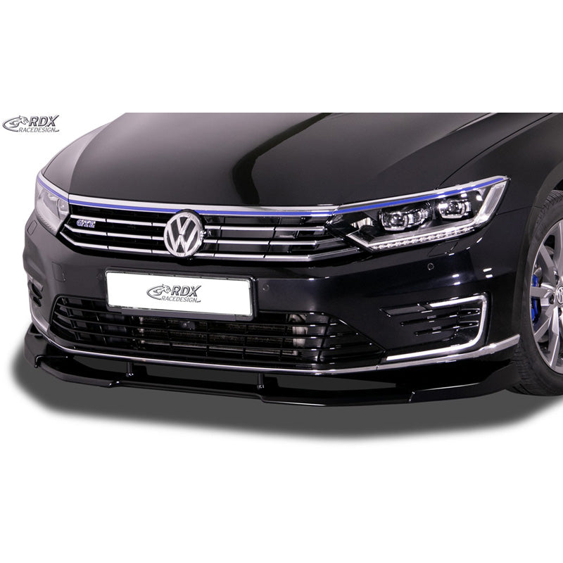 RDX Racedesign, Front spoiler Vario-X, fits Volkswagen Passat (3G) Sedan/Variant -2019 GTE (PU)