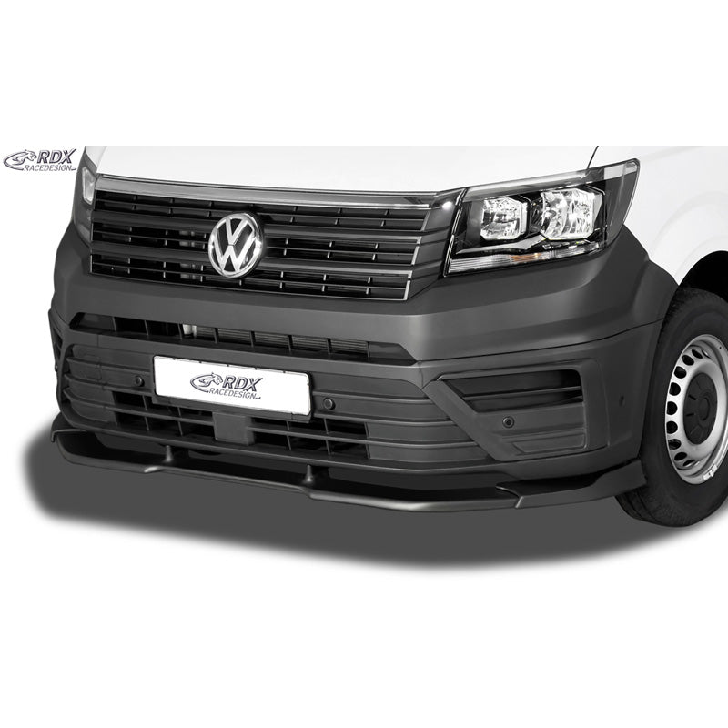RDX Racedesign, spoiler avant VARIO-X, compatible avec Volkswagen Crafter & MAN TGE 2017-, PU brut