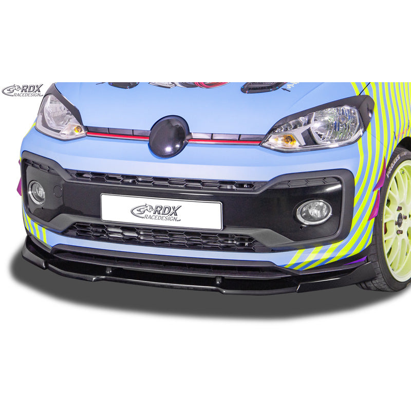 RDX Racedesign, Front Spoiler Vario-X, Fits Volkswagen Up! 2018- incl. R-Line & GTi, Unfinished PU