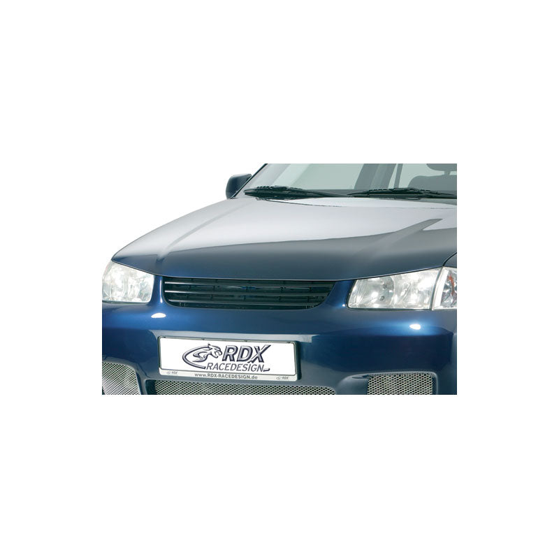 RDX Racedesign, extension de capot, compatible avec Volkswagen Polo 6N2 1999-2001 + integrated bonnet insert (Metal)
