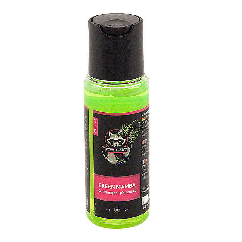 Racoon, GREEN MAMBA Car Shampoo - pH neutral - 50ml