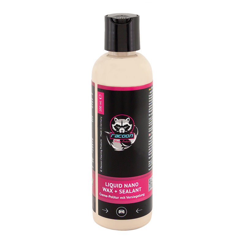 Racoon, LIQUID NANO WAX + SEALING - High-Gloss Polish - 200ml