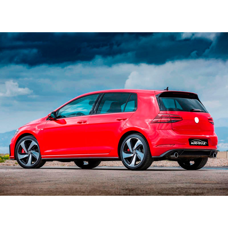 AutoStyle, bas de caisse GTi-Look pour Volkswagen Golf VII Facelift 2017 - PP