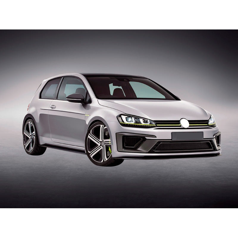 AutoStyle, complete carrosseriekit voor Volkswagen Golf VII 'R400-Look' - onbehandeld