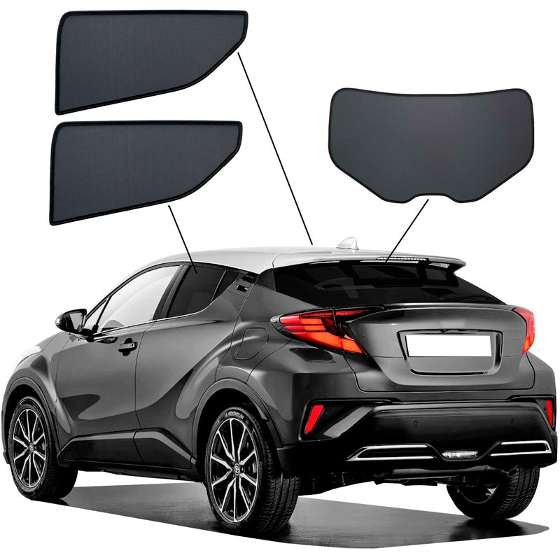 SunClip, Pare-soleil, convient pour Toyota C-HR (X1) (2016-2023)