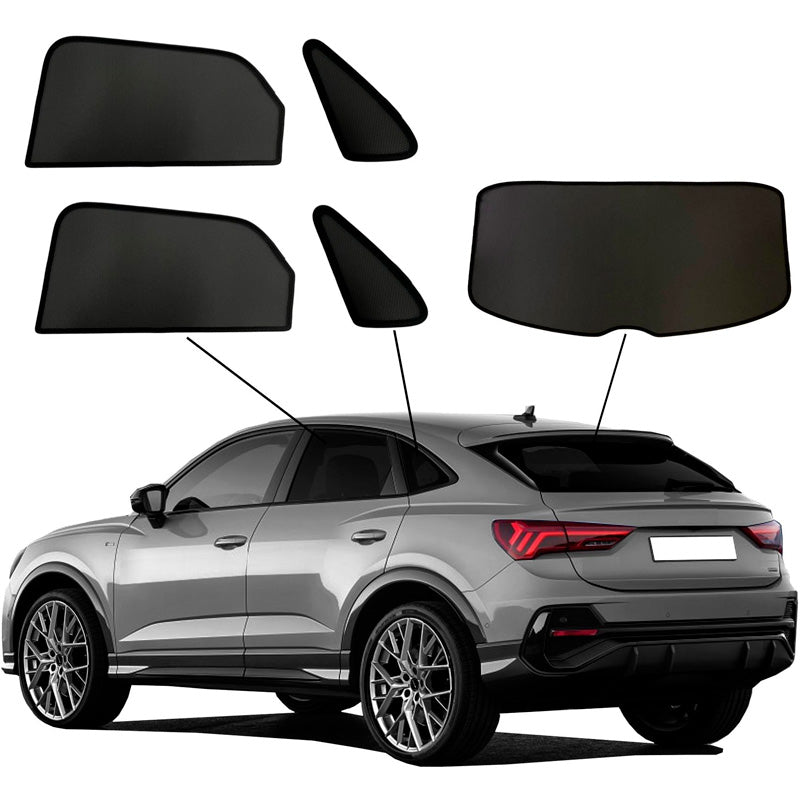 SunClip, Sun Shade & Privacy protection, fits Audi Q3 Sportback (F3N) (2019-)