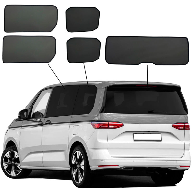 SunClip, Sun Shade & Sun protection, fits Volkswagen Multivan T7 (2021-), without sliding doors