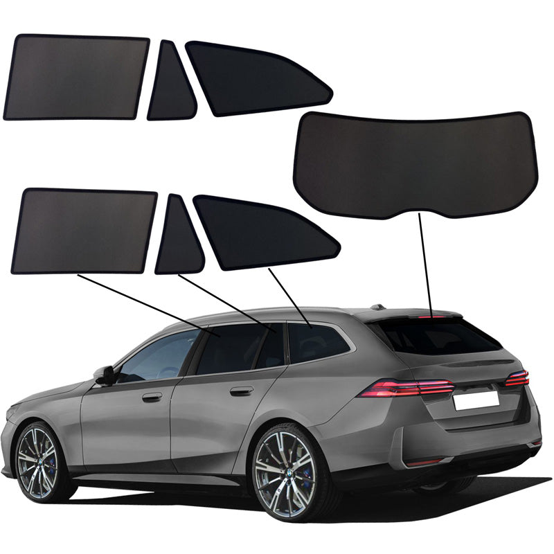 SunClip, Sunshade & Privacy, Fits BMW 5-Series G61 Touring 2024- incl. i5