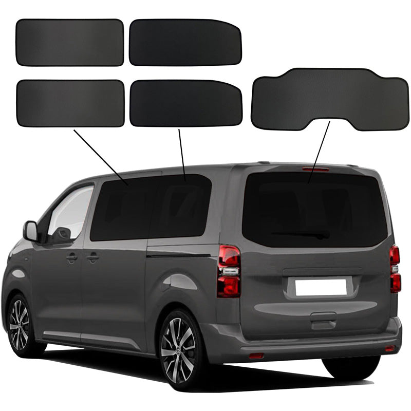 SunClip, Sun Shade, Fits Citroën Spacetourer XL (2016-), Fiat Ulysse (2022-), Opel Zafira Life L2 (2019-), Peugeot Traveller L2 (2016-), Toyota Proace Verso L2 (2016-)