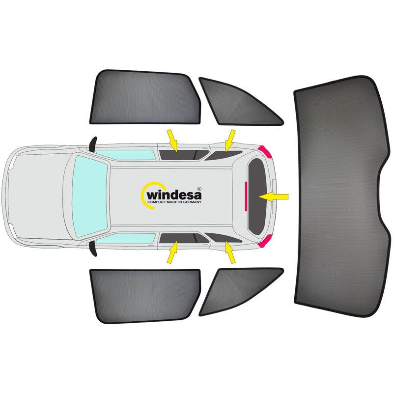 SunClip, Sunshade and privacy protection, fits Cupra Tavascan (KR1) (2024-)