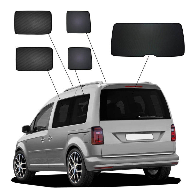 SunClip, zonnescherm & privacybescherming, past op Volkswagen Caddy IV Variant 5-deurs (2015-2020)