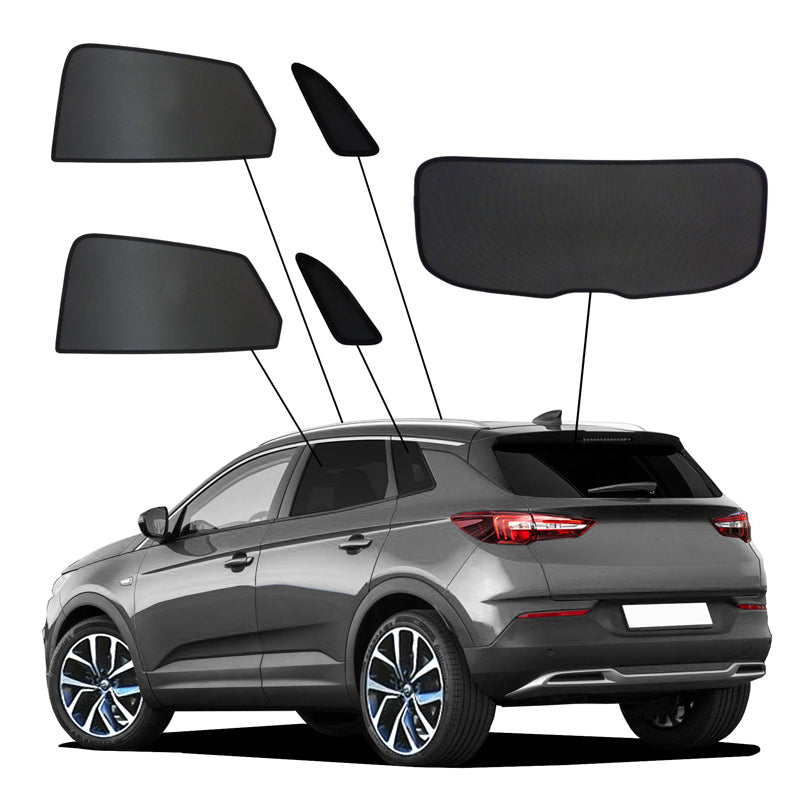 SunClip, zonnegordijn & privacybescherming, past op Opel Grandland X (2017-2024)