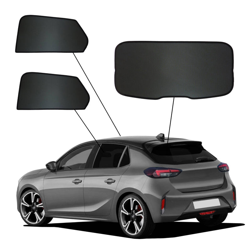 SunClip, zonnescherm & privacybescherming, past op Opel Corsa F 5-deurs (2019-)