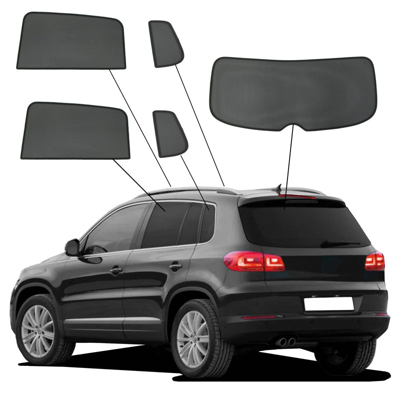 SunClip, Zonnenscherm & zonbescherming, past op Volkswagen Tiguan (5N) (2007-2016)