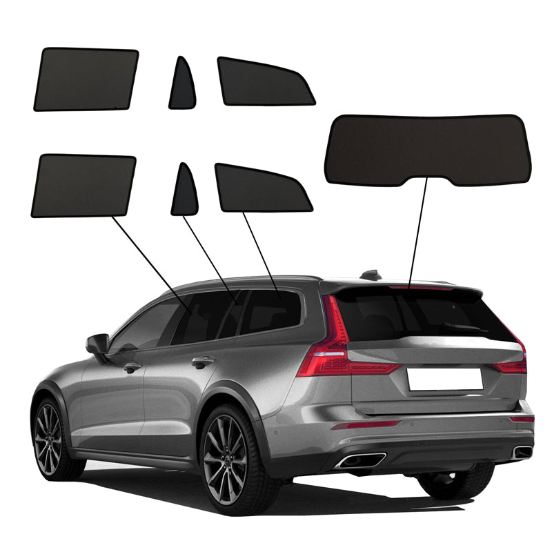 SunClip, Sunshade & Privacy Protection, Fits Volvo V60 II (2018-)