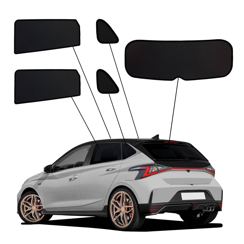 SunClip, Sun Blind and Privacy Protection, Fits Hyundai i20 III (BC3) (2020-)